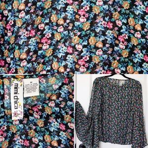 Mimi Chica Bell Sleeve Shirt